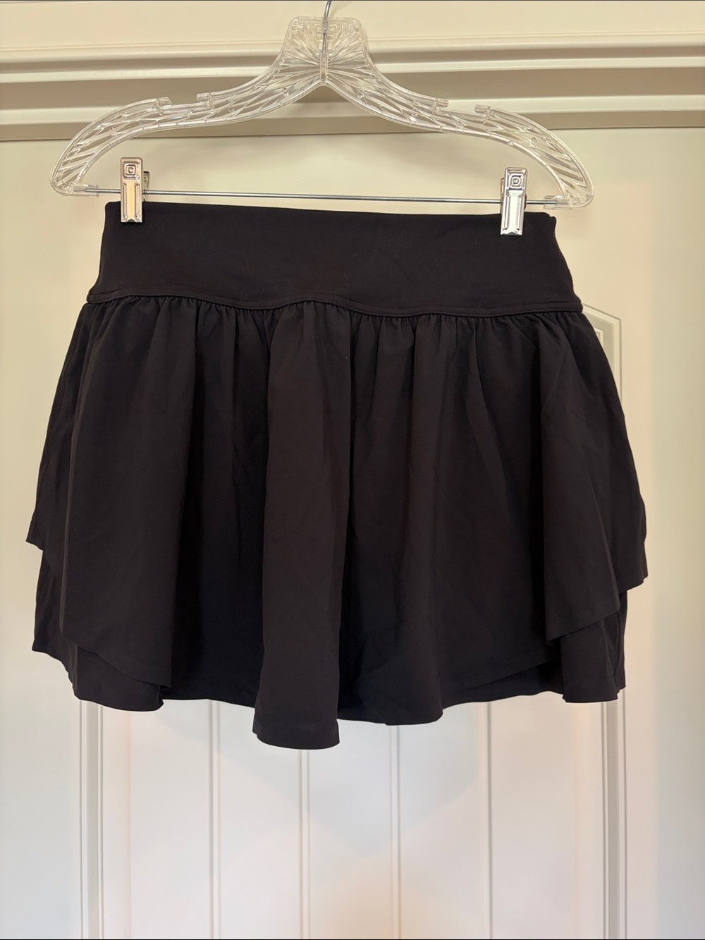 aerie Black Layered Circle Skirt